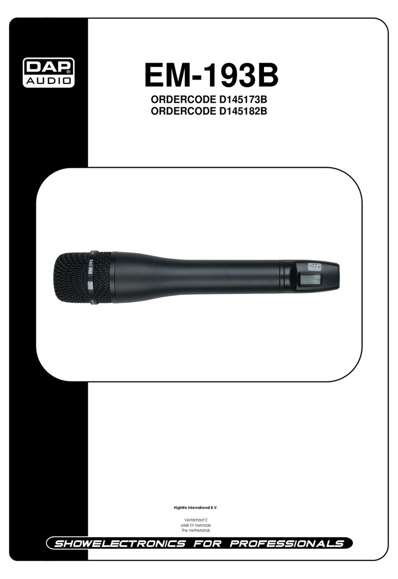 DAPAudio D145173B manual