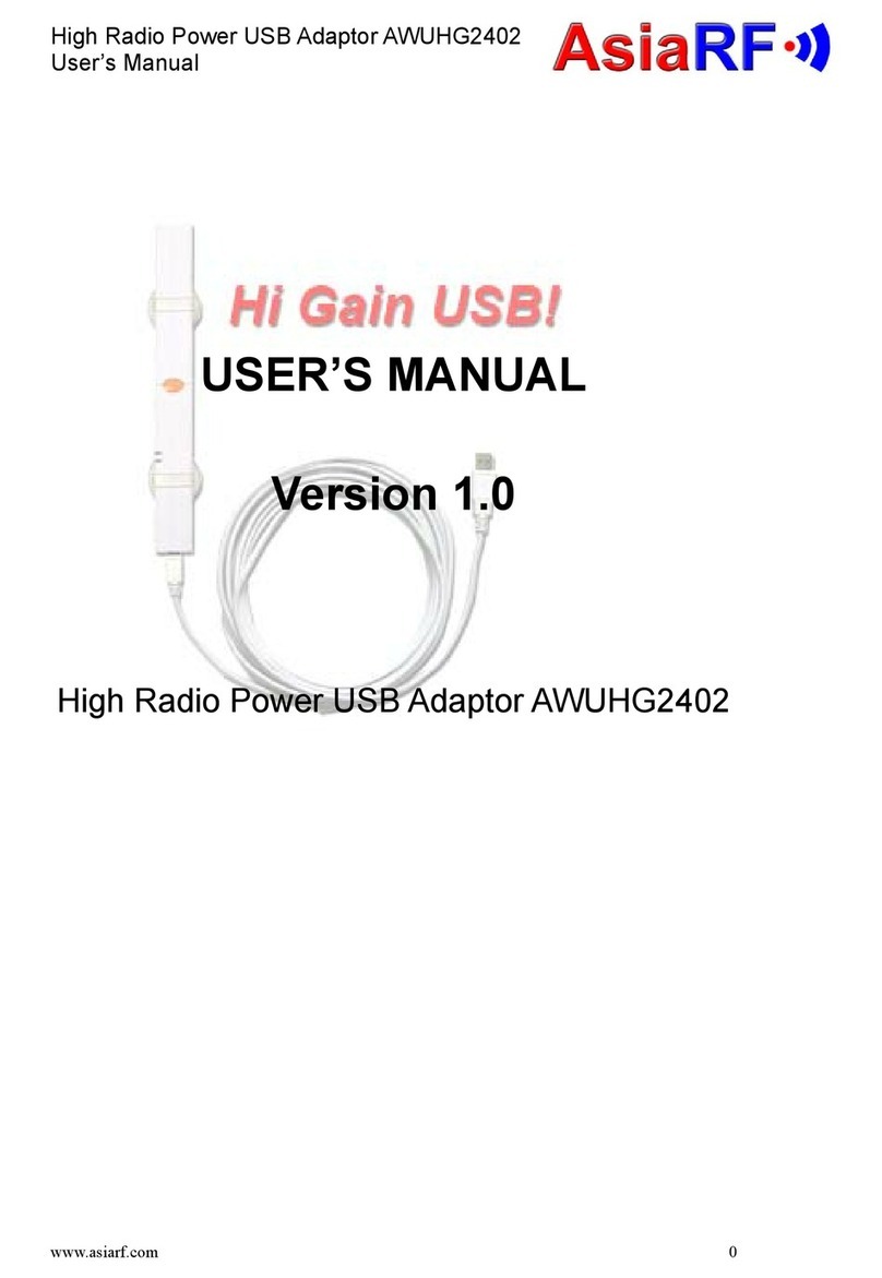 AsiaRF AWUHG2402 user manual