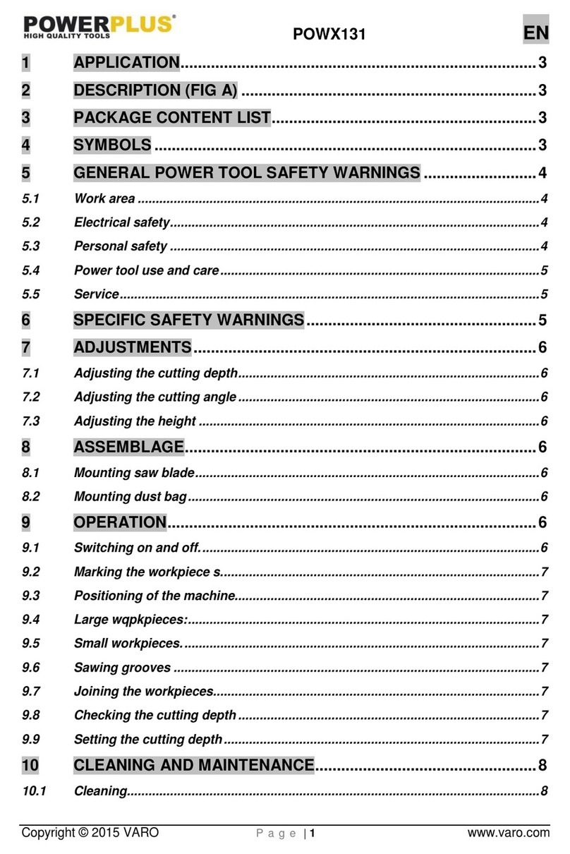 Powerplus POWX131 manual