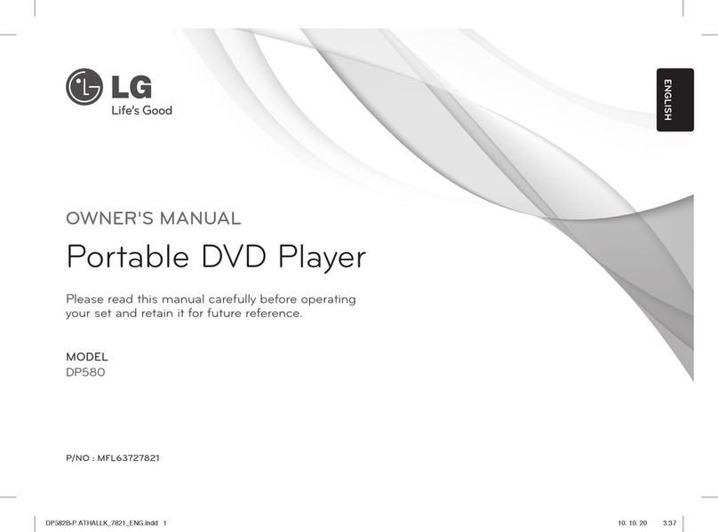 LG DP580 User manual