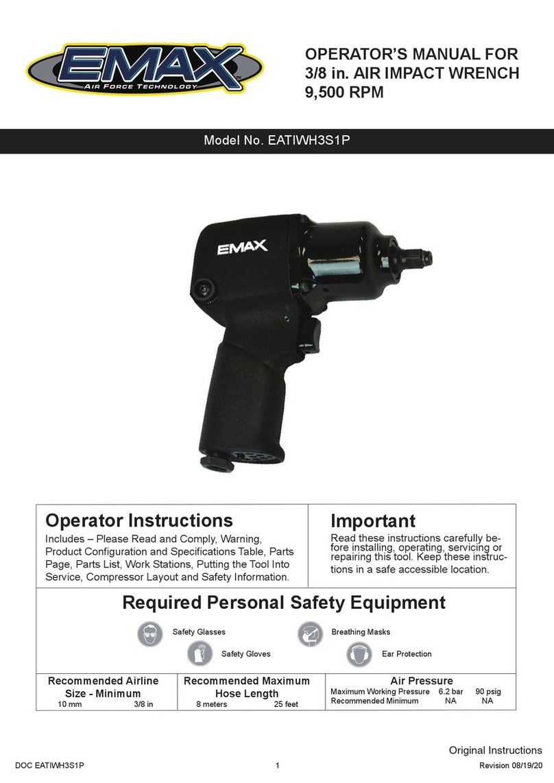 Emax EATIWH3S1P Operator's manual