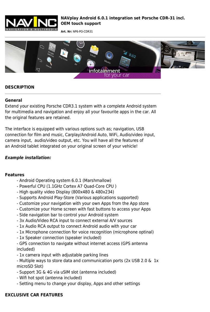 NavInc NP6-PO-CDR31 manual