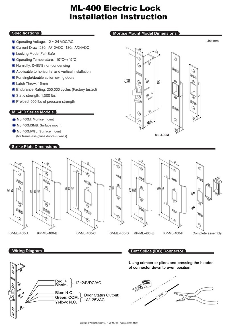 ANXELL ML-400M Installation instruction
