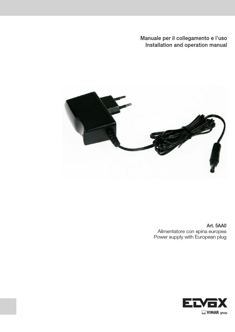 Vimar Elvox 5AA0 User manual