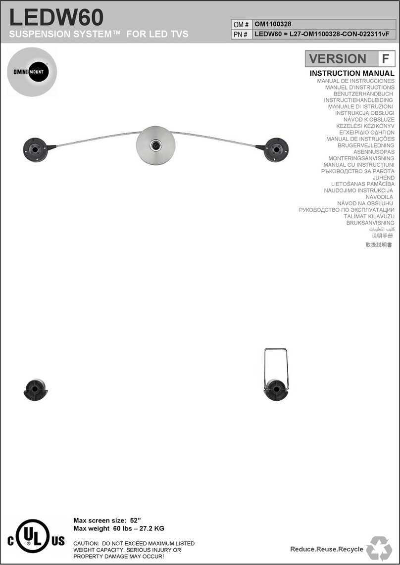 Omnimount LEDW60 User manual