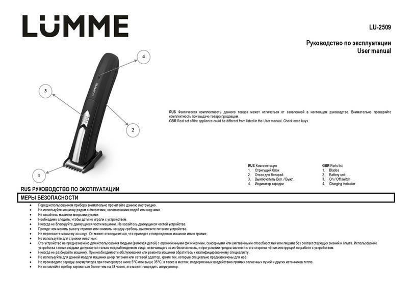Lumme LU-2509 user manual