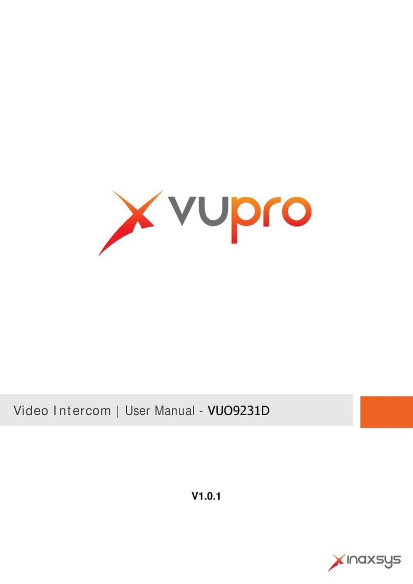 Inaxsys VUPRO VUO9231D user manual