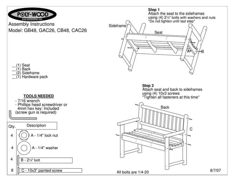 Polywood GB48 User manual Polywood GB48 User manual