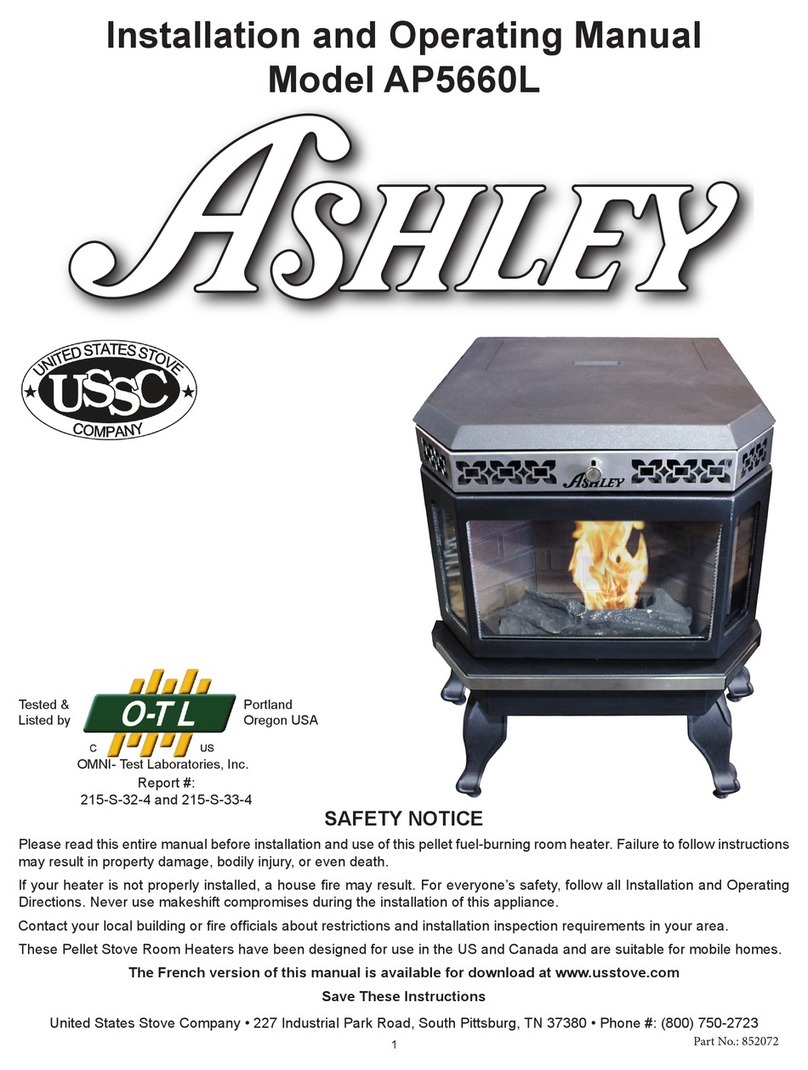 USSC Ashley AP5660L Installation and operating manual
