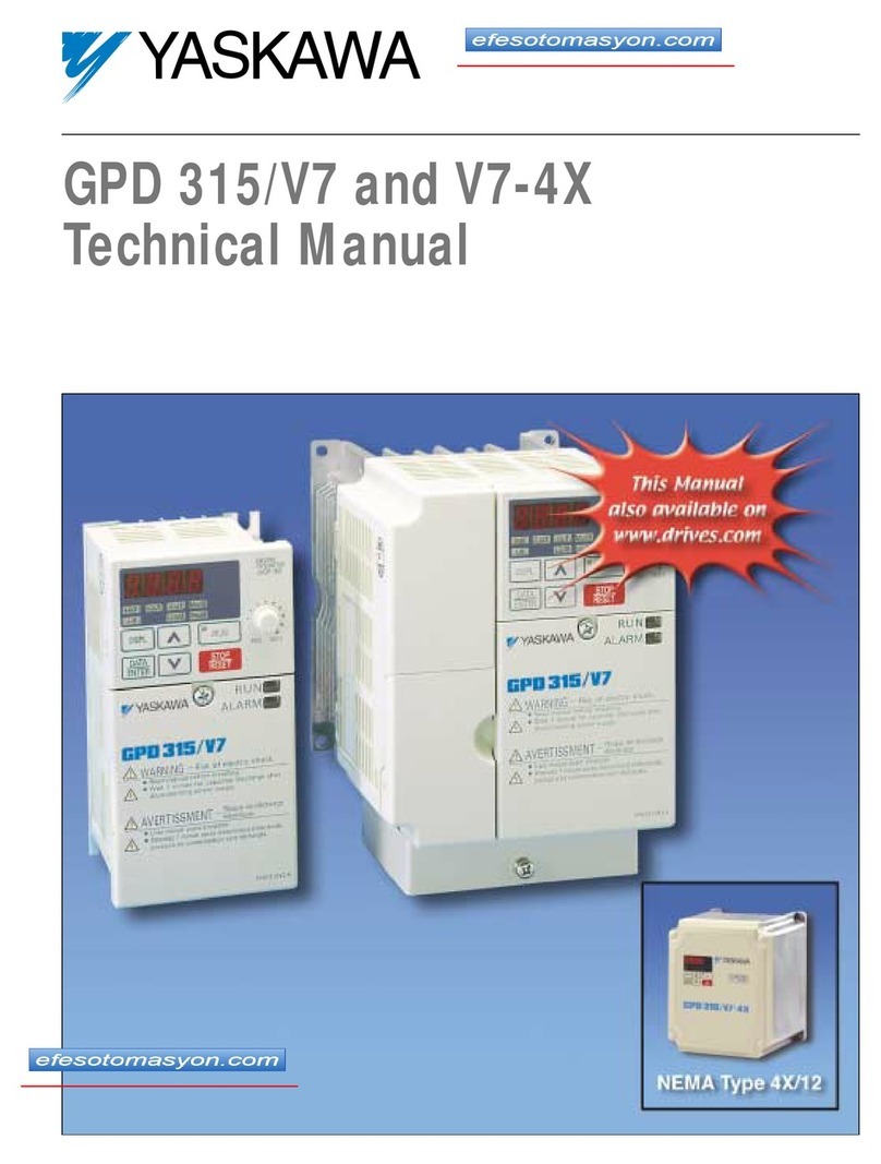 YASKAWA GPD315/V7-4X Technical manual