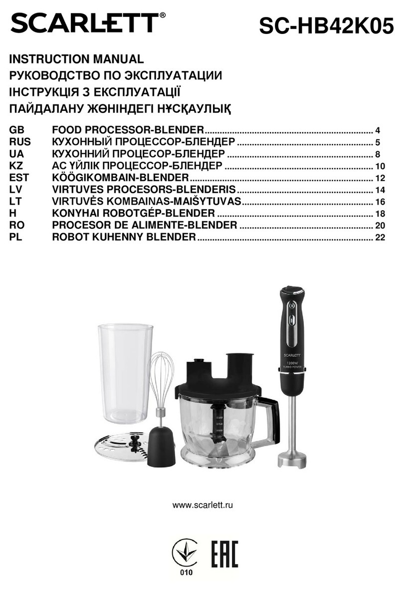 Scarlett SC-HB42K05 instruction manual