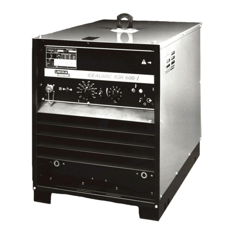 Lincoln Electric Idealarc R3R-600-I Operator's manual Lincoln Electric Idealarc R3R-600-I Operator's manual