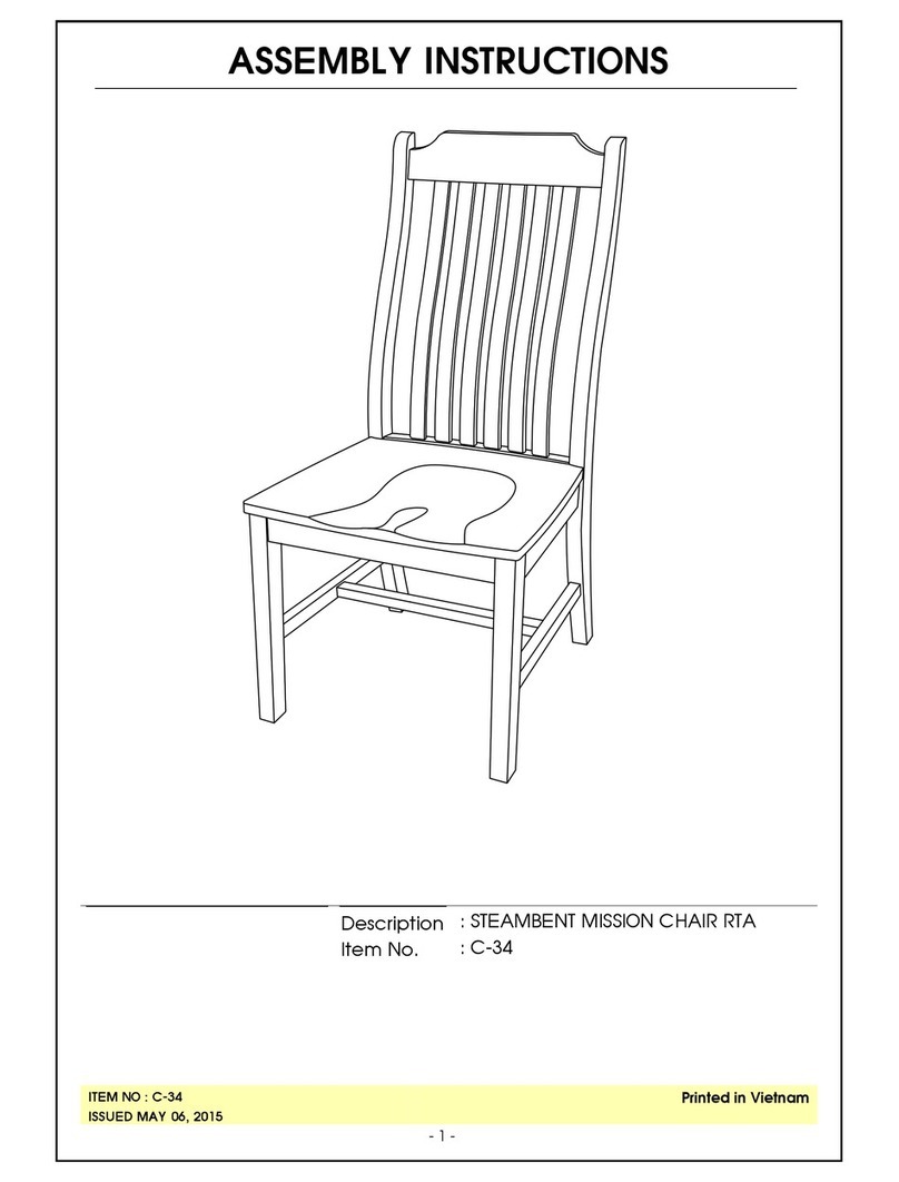 John Thomas STEAMBENT MISSION C-34 User manual