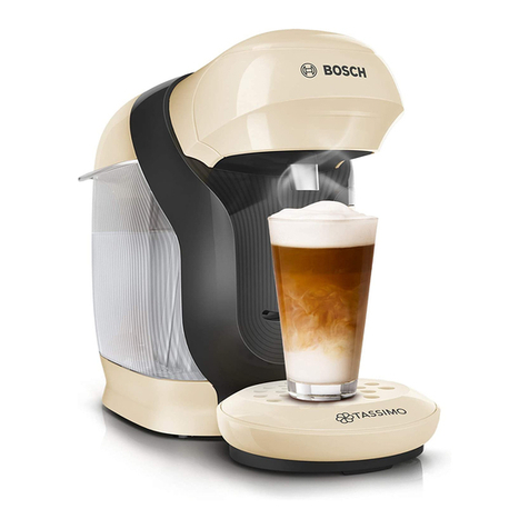 Bosch Tassimo TAS1107 User manual