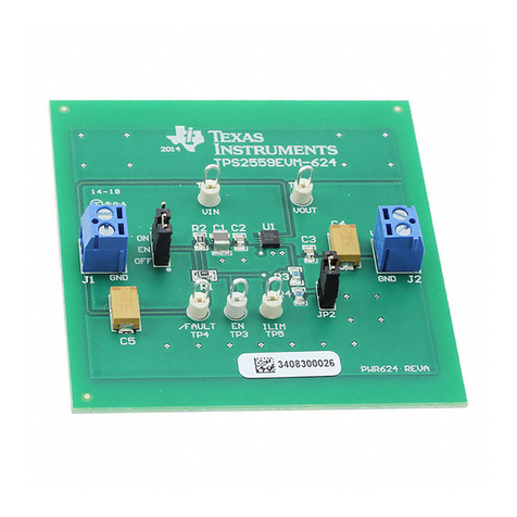 Texas Instruments TPS2559EVM-624 user guide