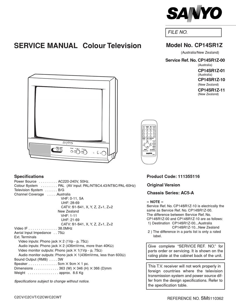 Sanyo CP14SR1Z User manual