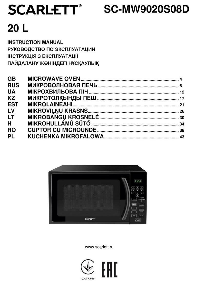 Scarlett SC-MW9020S08D instruction manual