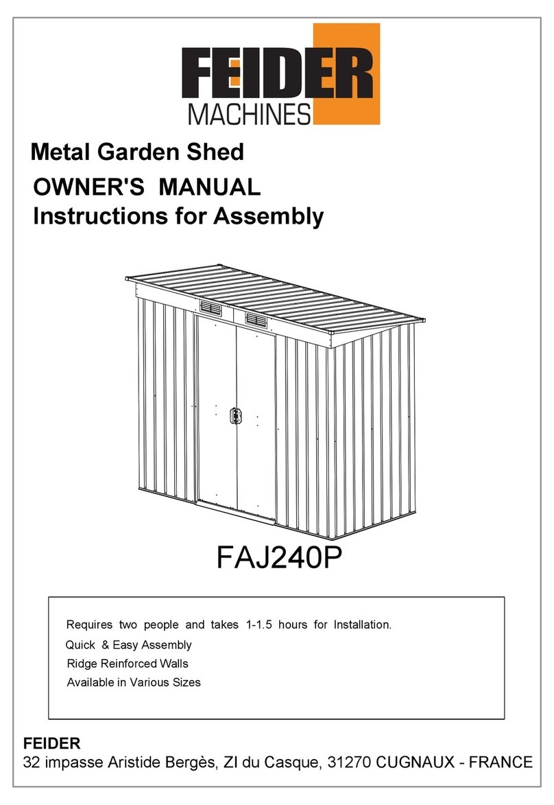 Feider Machines FAJ240P owner's manual