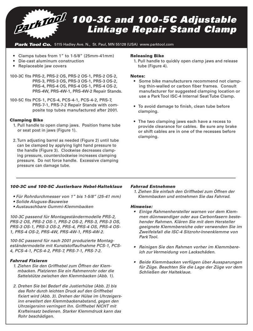 parktool 100-5C User manual