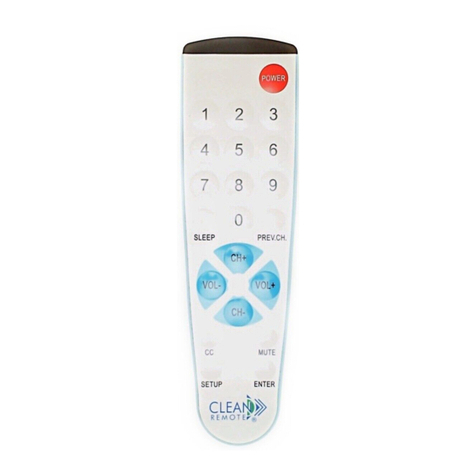 Clean Remote CR2BB User manual