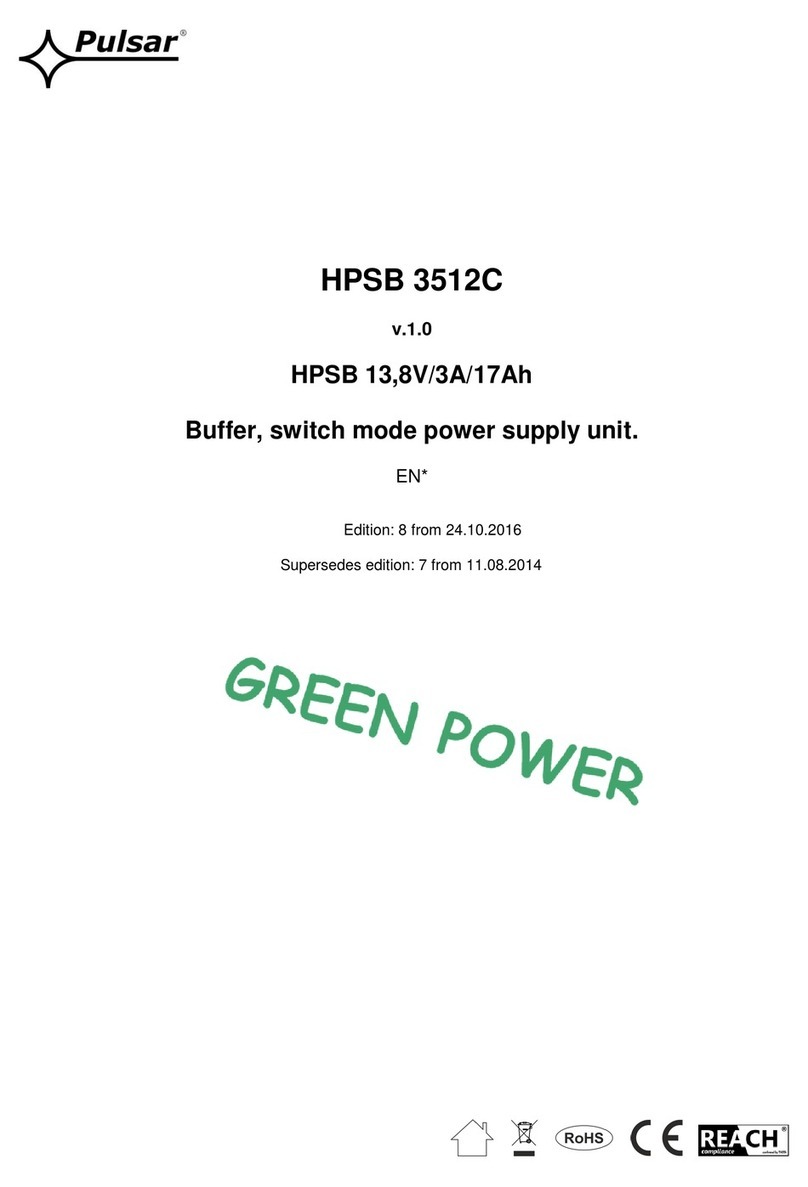 Pulsar Green Power HPSB 3512C User manual
