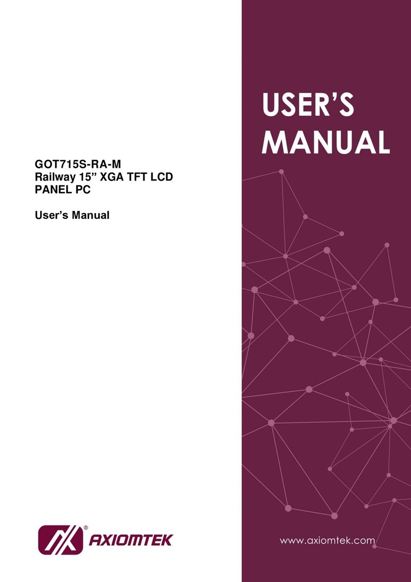 AXIOMTEK GOT715S-RA-M User manual