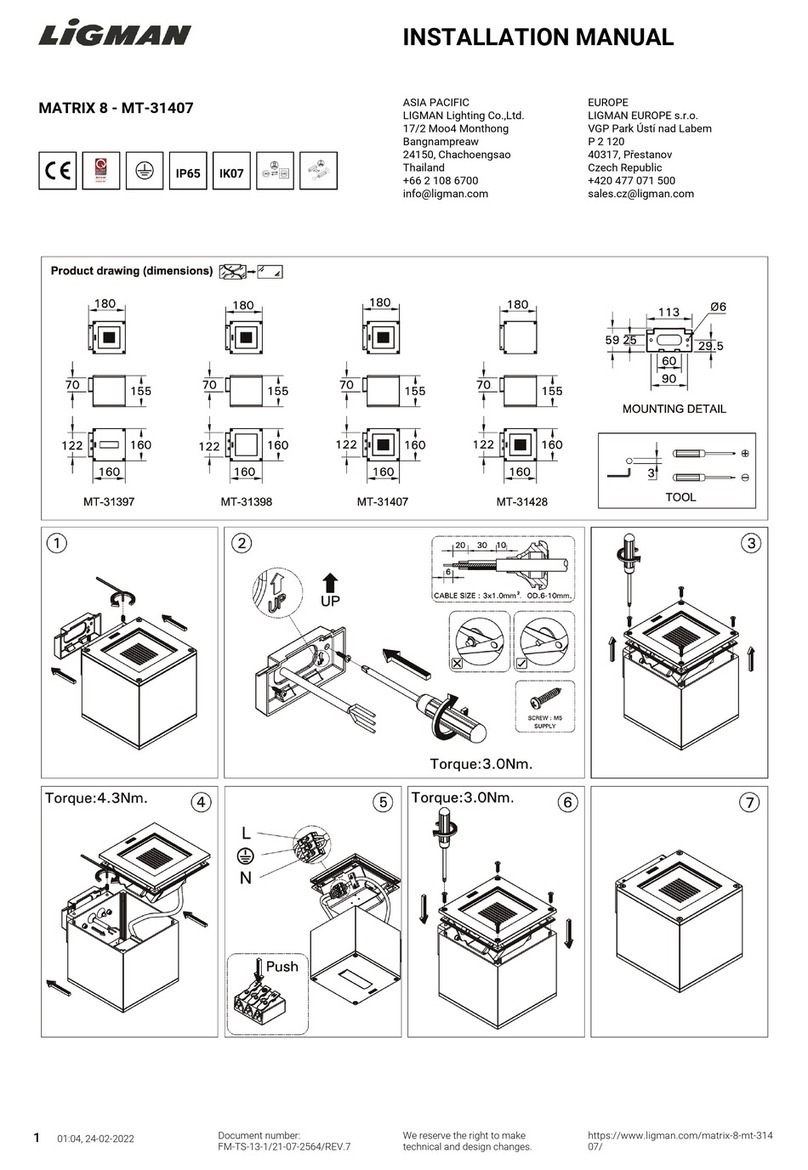 LIGMAN MATRIX 8 User manual