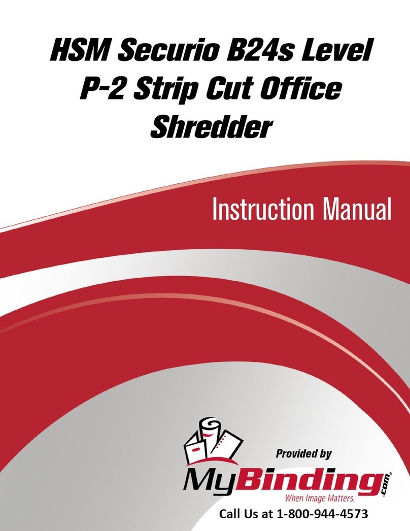 HSM HSM-1780 instruction manual
