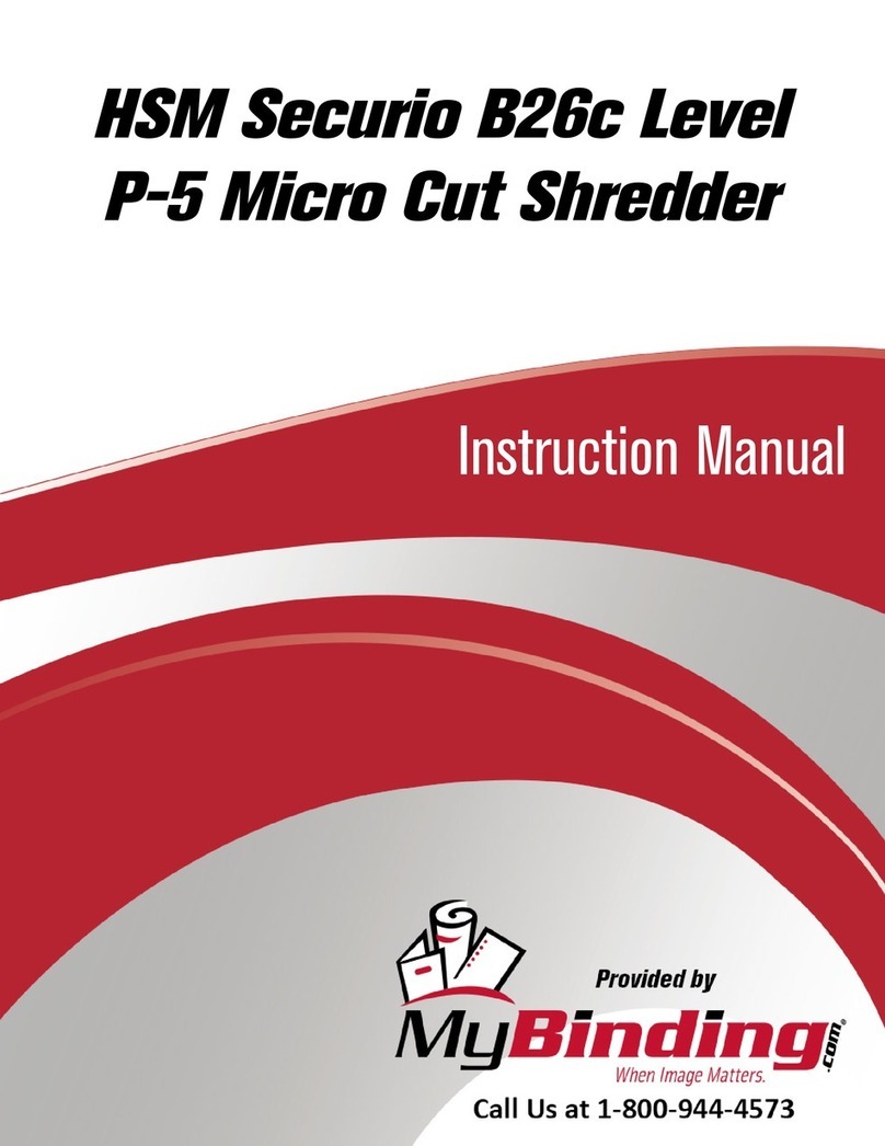 HSM HSM1802 instruction manual