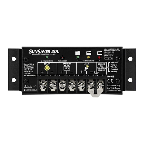 Morningstar SunSaver-10 Installation and operation manual