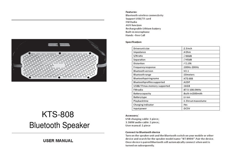KingBoard KTS-808 user manual