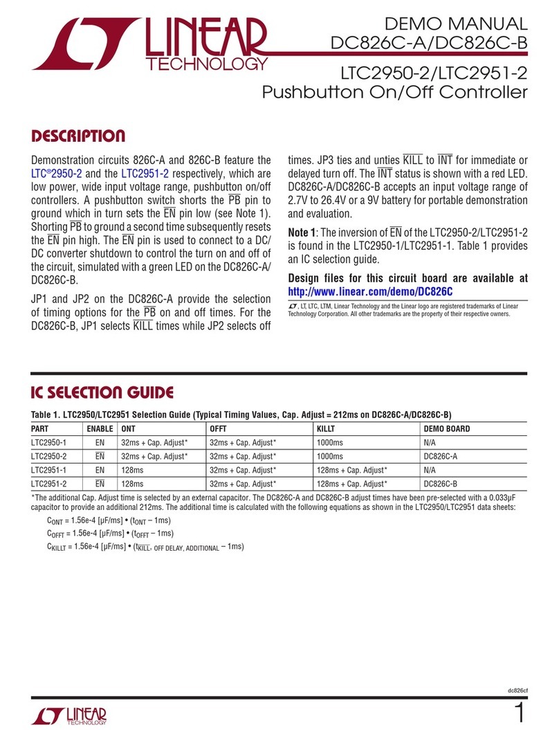 Linear Technology DC826C-A Demo Manual