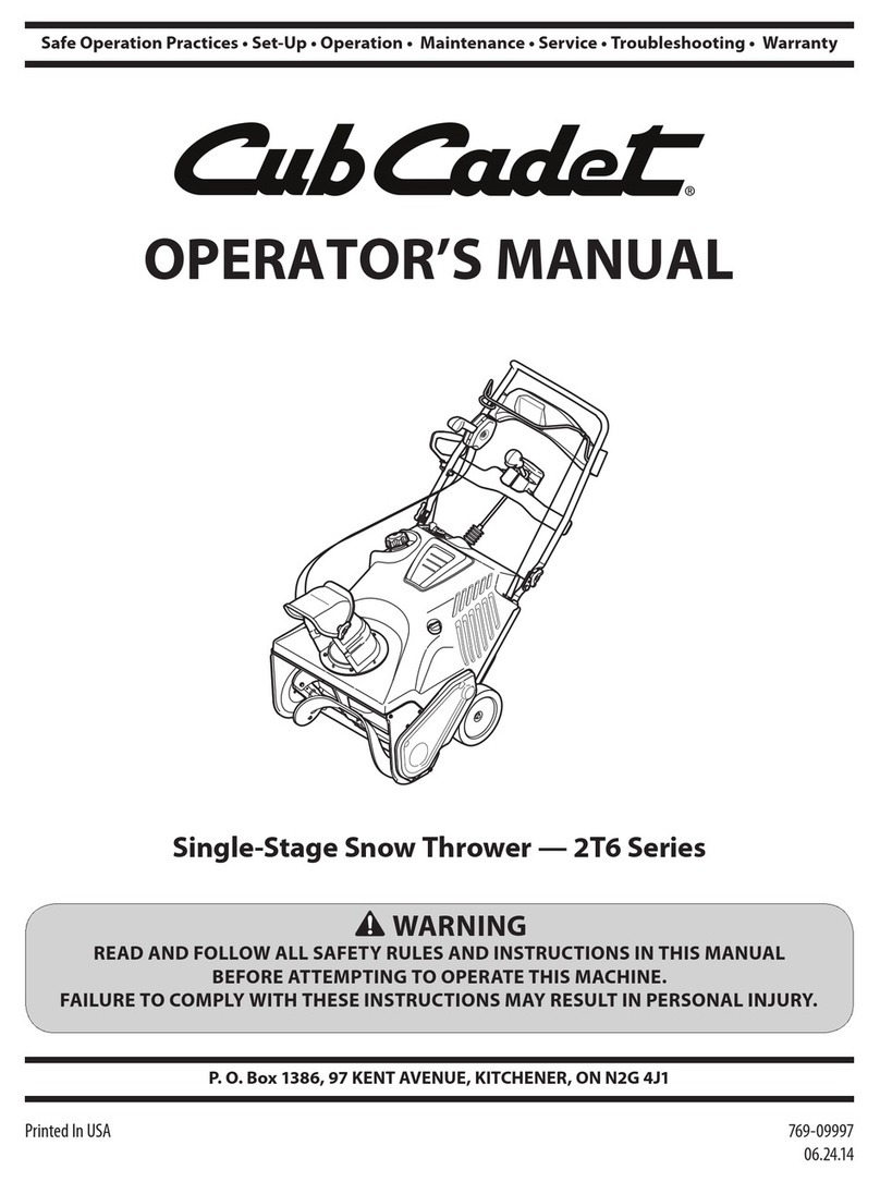 Cub Cadet 2T6 Series User manual
