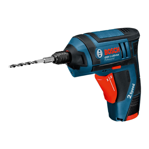 Bosch GSR Mx2Drive Professional User manual