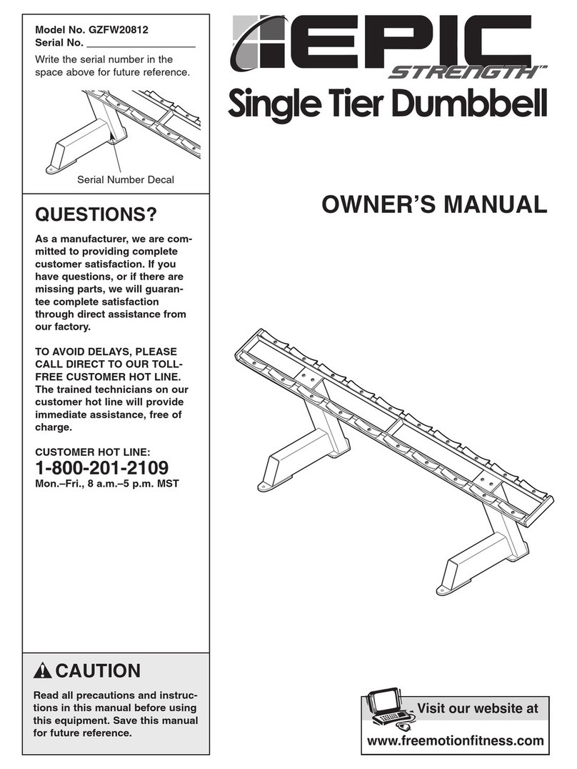 EPIC STRENGTH GZFW20812 owner's manual