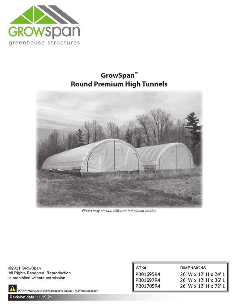 GrowSpan PB01695R4 manual