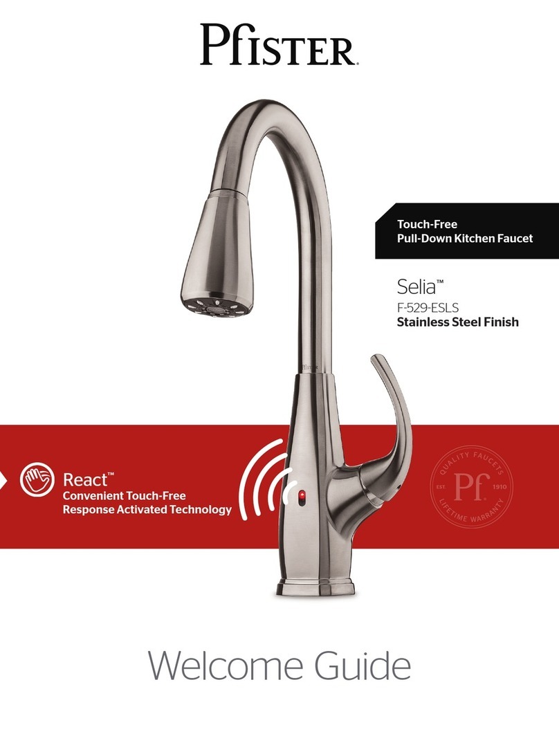 Pfister Selia F-529-ESLS Welcome guide