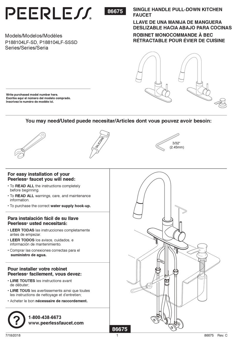 PEERLESS P188104LF-SD User manual