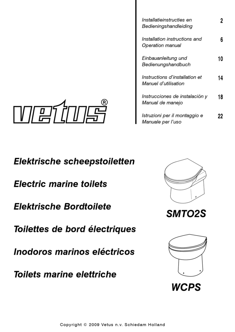 Vetus STMO2S Installation instructions and operation manual