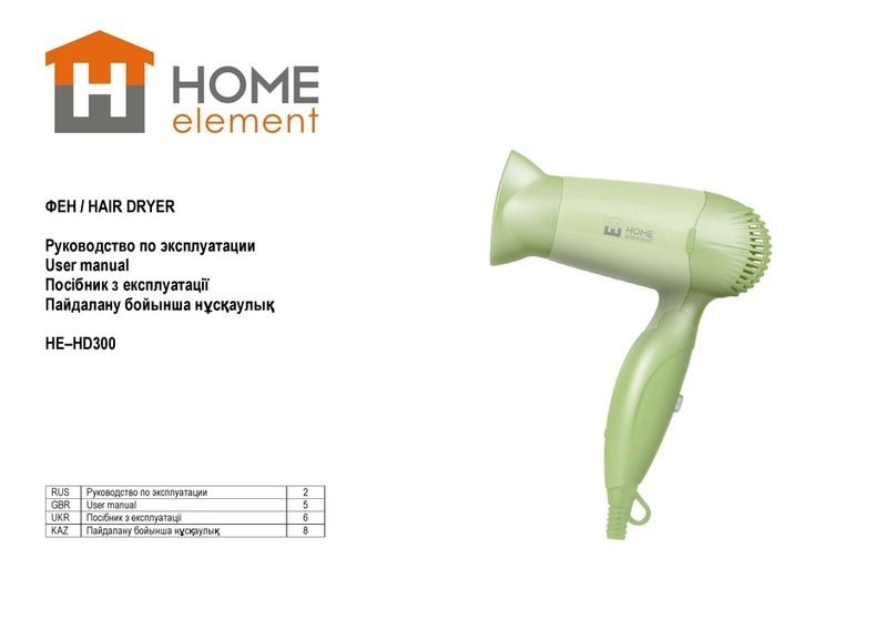 HOME ELEMENT HE-HD300 User manual