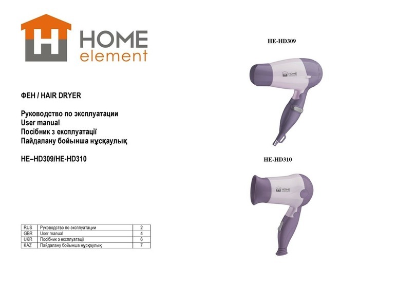 HOME ELEMENT HE-HD309 User manual