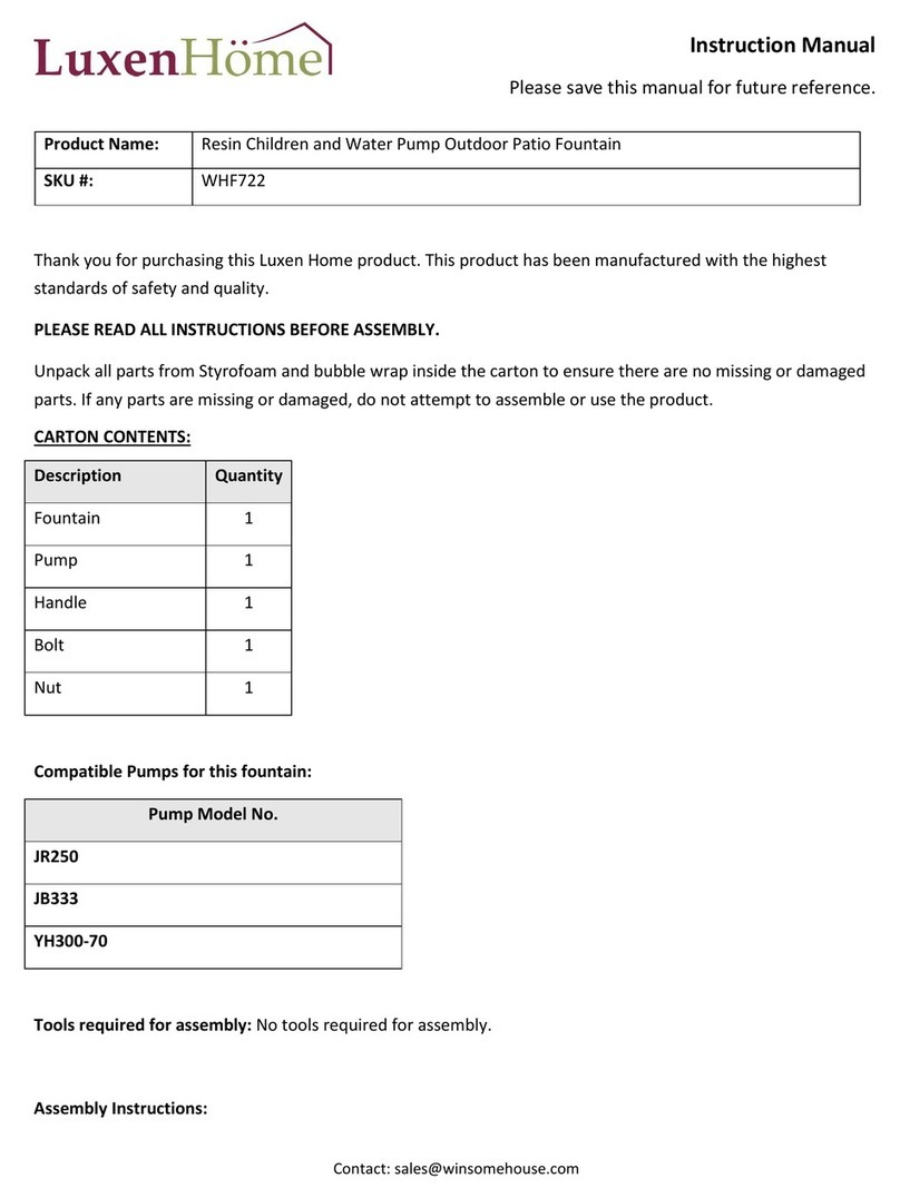 LuxenHome WHF722 instruction manual