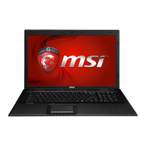MSI Leopard Pro GP70 User manual