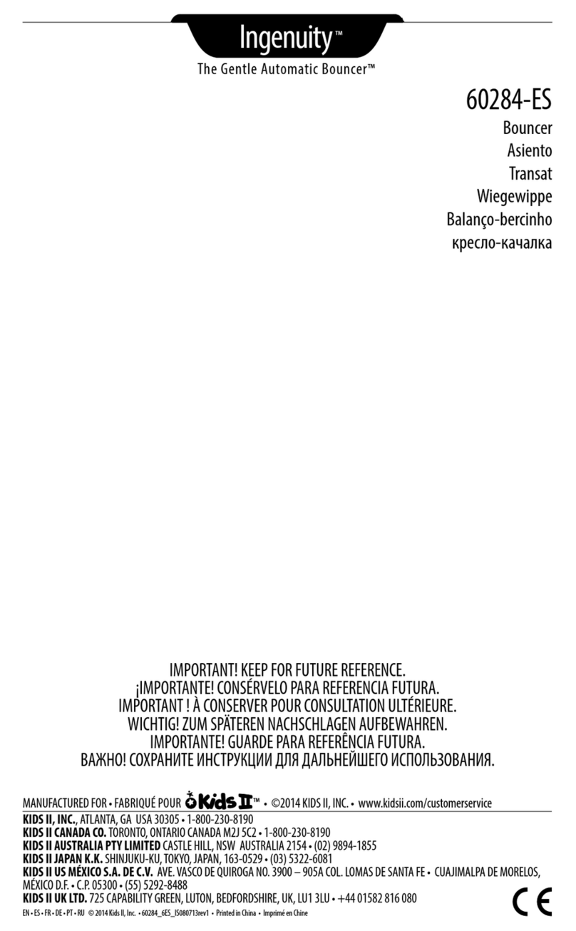 Kids II Ingenuity 60284-ES User manual
