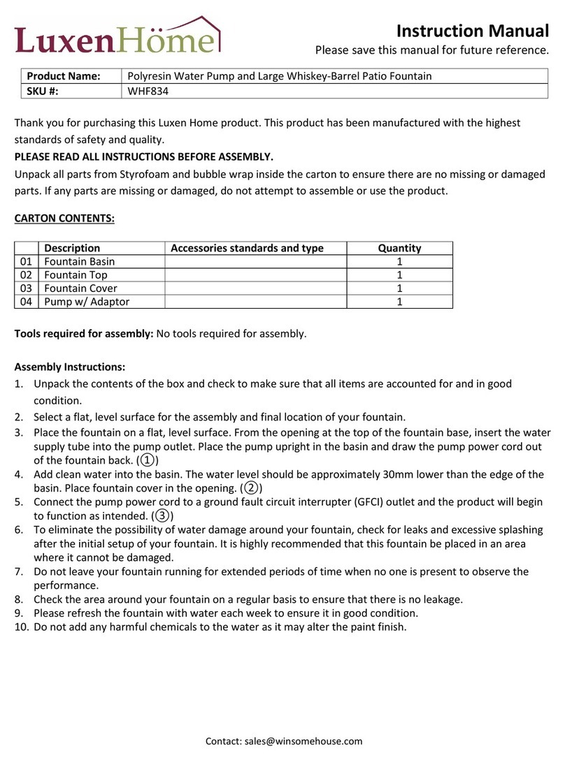 LuxenHome WHF834 User manual LuxenHome WHF834 User manual