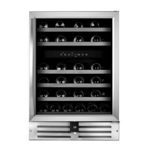 Wine cellr WC46DZBK User manual