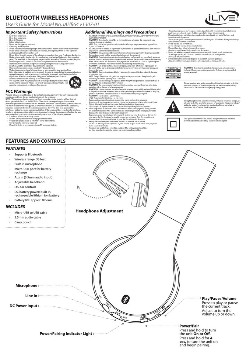 iLive IAHB64 v1307-01 user guide
