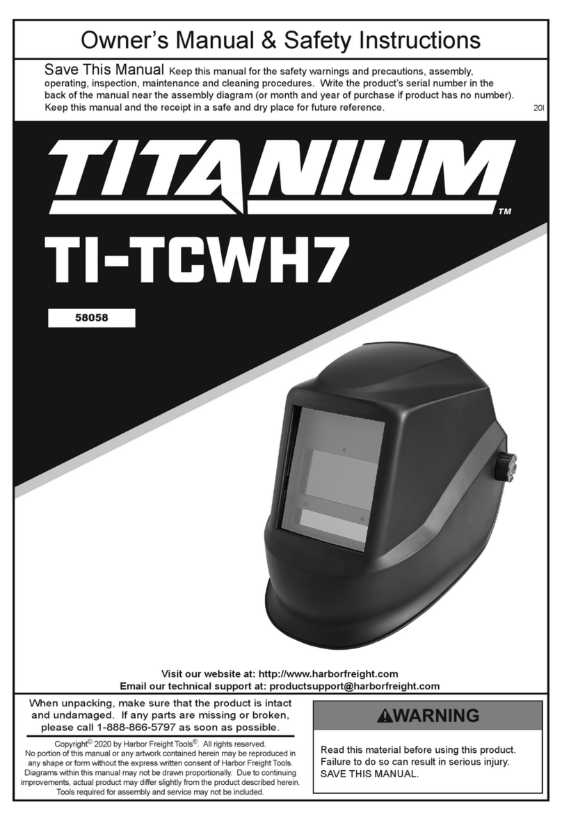Titanium TI-TCWH7 Owner's manual & safety instructions Titanium TI-TCWH7 Owner's manual & safety instructions