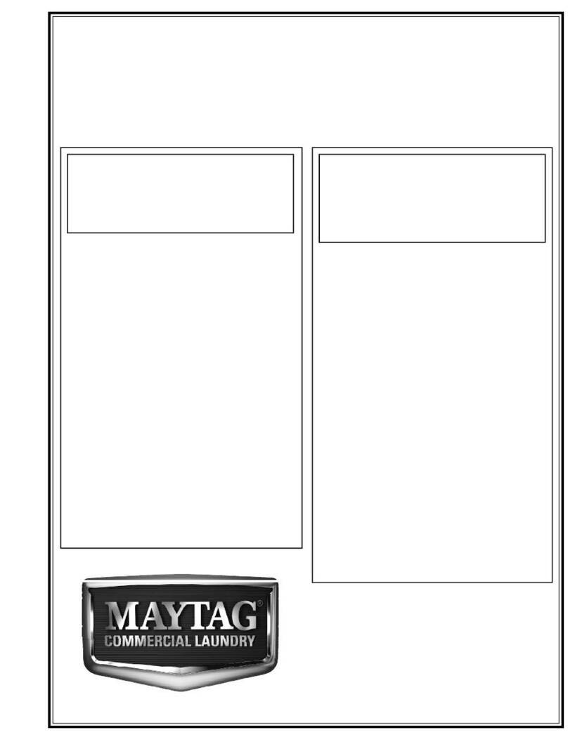 Maytag MDG-120PHV installation manual