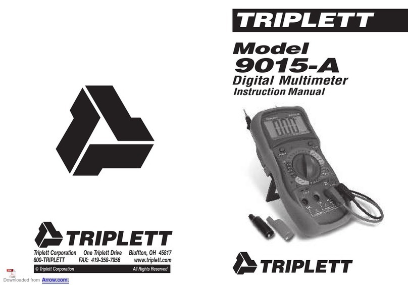 Triplett 9015-A instruction manual